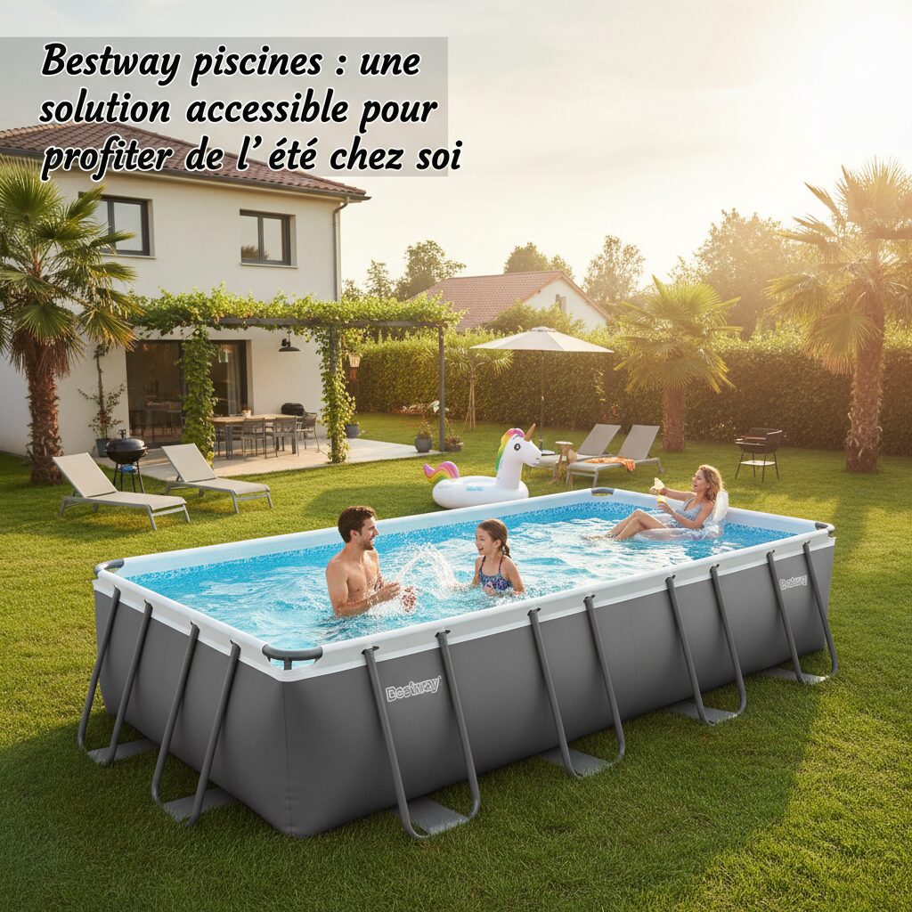 Bestway piscines : une solution accessible pour profiter de l’été chez soi