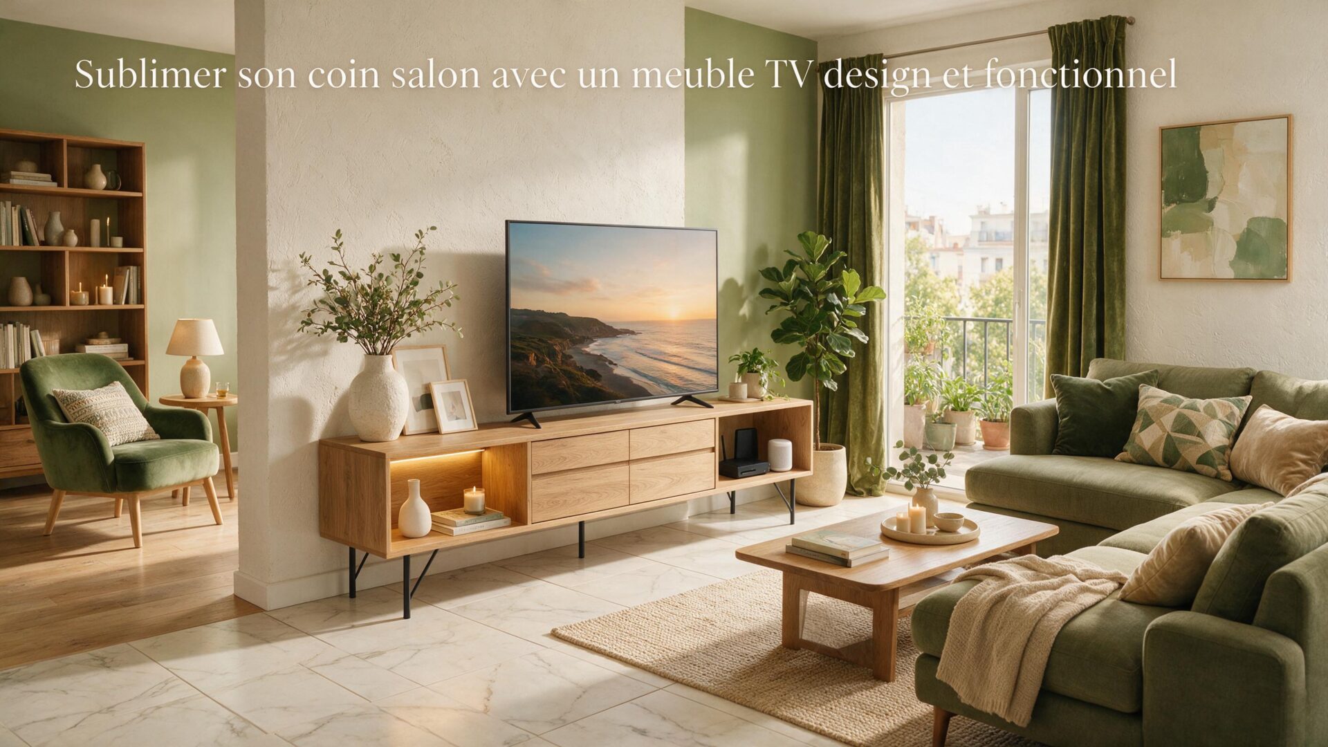 Sublimer son coin salon avec un meuble TV design et fonctionnel