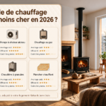 Quel mode de chauffage coûte le moins cher en 2026 ?