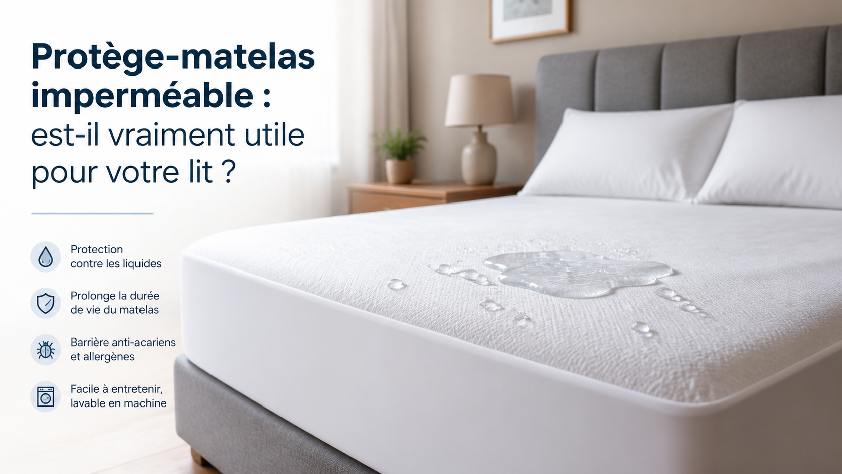 Protège-matelas imperméable : est-il vraiment utile pour votre lit ?